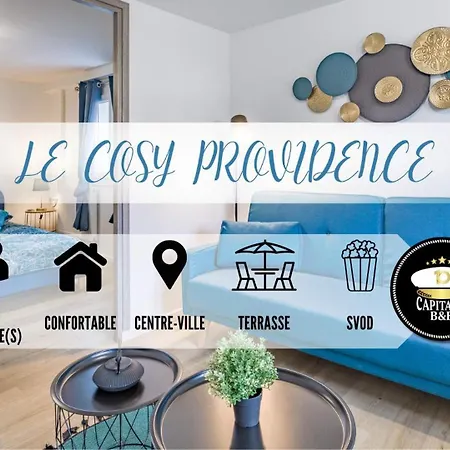 Le Cosy - Providence - Parking - Terrasse Apartment